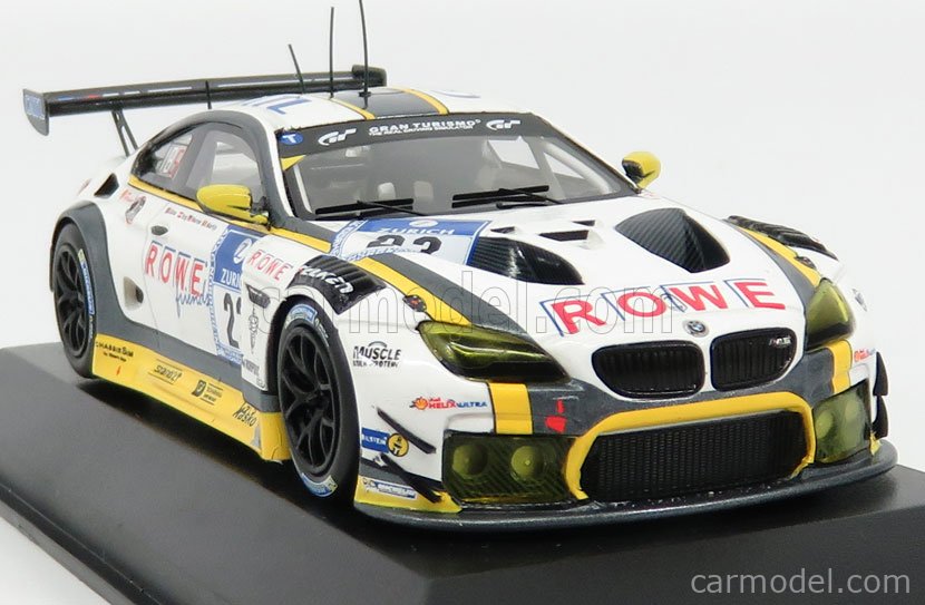 MINICHAMPS 437162623 Scale 1/43 | BMW 6-SERIES M6 GT3 TEAM ROWE RACING ...