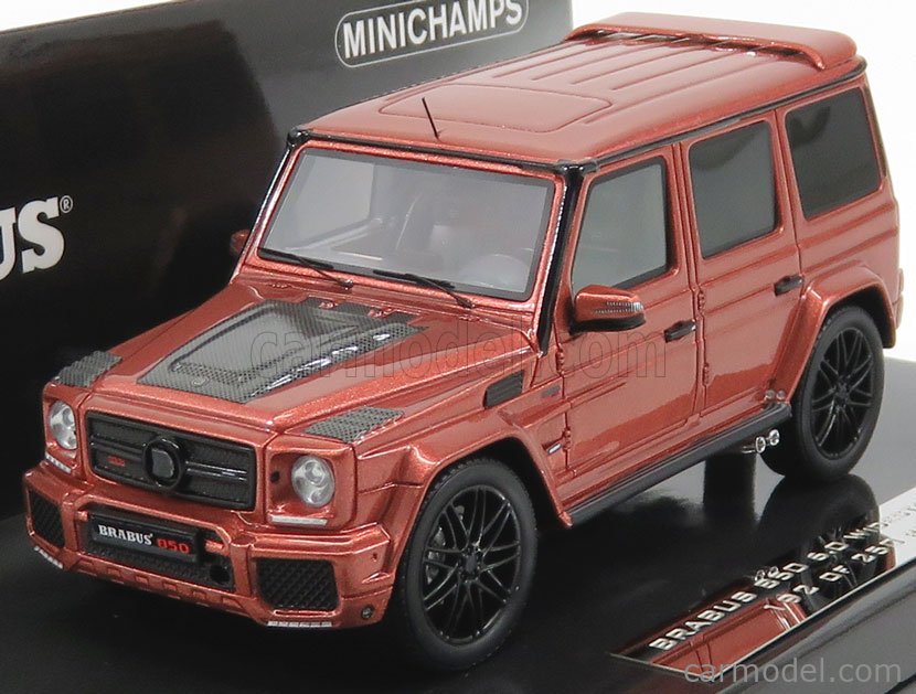 Minichamps Scale 1 43 Mercedes Benz G Class G63 6 0 Biturbo 850 Brabus 850 Cv Widestar 16 Copper Met