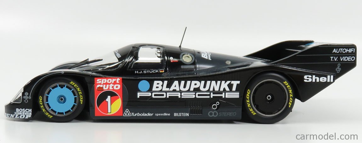 ミニチャンプス 1/18 ポルシェ 962C"BLAUPUNKT" 1986 スーパーカップ ニュルブルクリンク アイフェルレンネン #1 H-J.スタック MINICHAMPS 155866501 Scale 1⁄18 | PORSCHE 962C TEAM BLAUPUNKT N 1