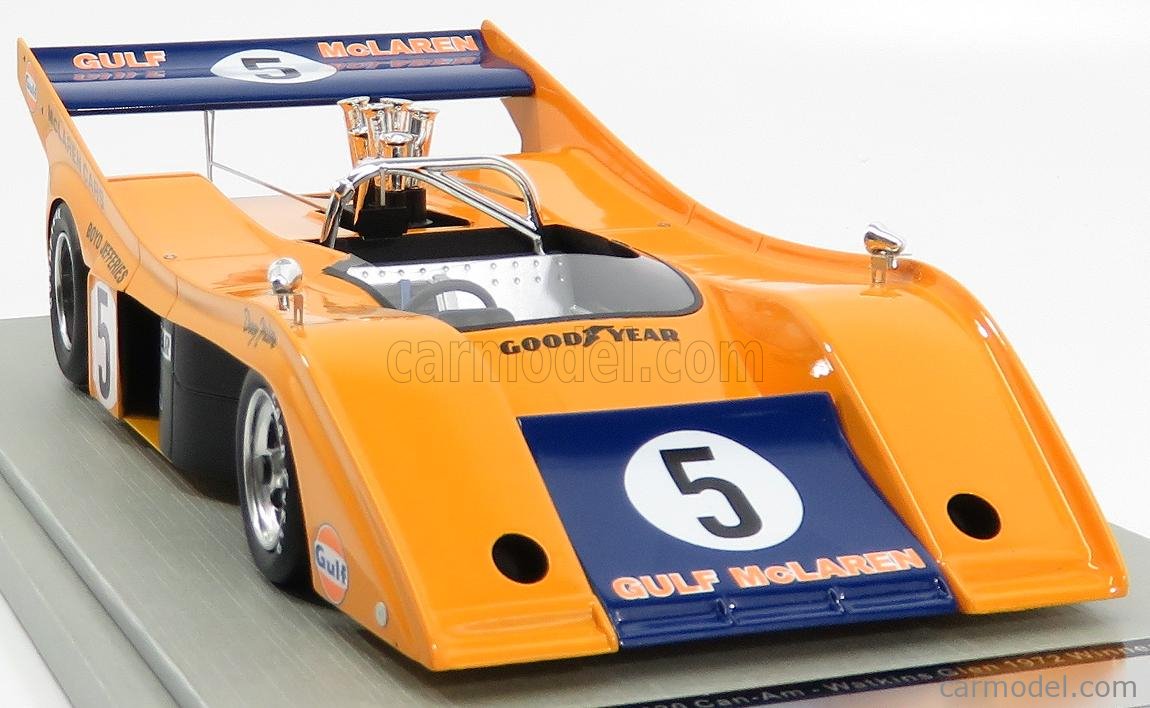 Miniature MCLAREN M8B CAN-AM 5 DENNY HULME MID-OHIO 1969 1ER 1/18