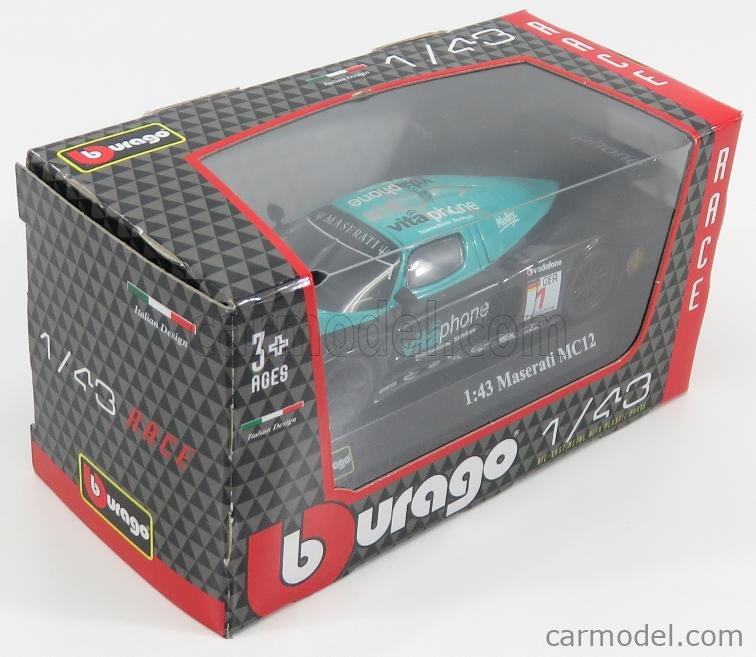 BURAGO 18-38005B Scale 1/43 | MASERATI MC12 TEAM VITAPHONE N 1 FIA
