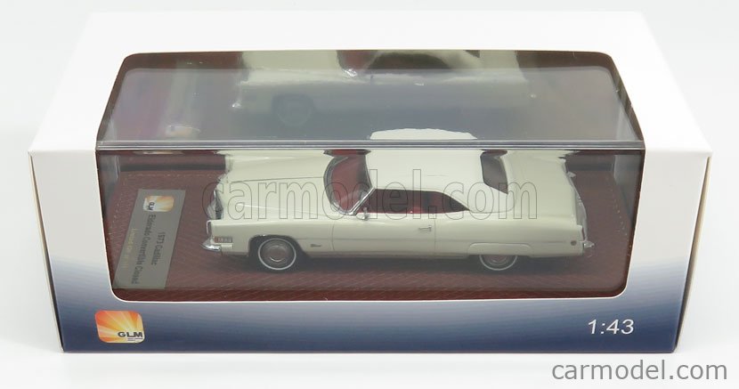 1 43 GLM Resin Model Cadillac Eldorado Convertible Close roof White 1973 