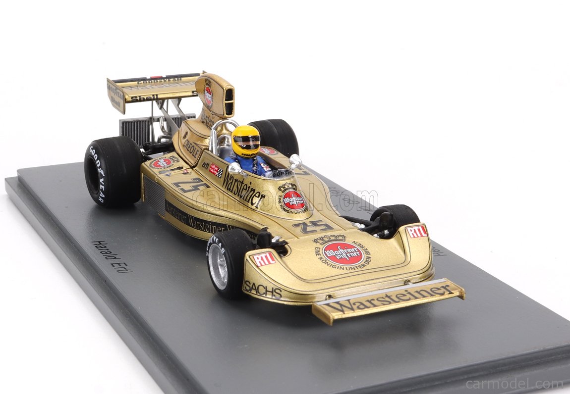 HESKETH - F1 308B WARSTEINER N 25 GERMAN GP 1975 HARALD ERTL