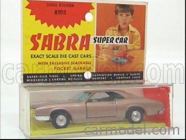 Miniature Buick Riviera 1/43 - Cragstan Ganda Koor Sabra - Made In Israel