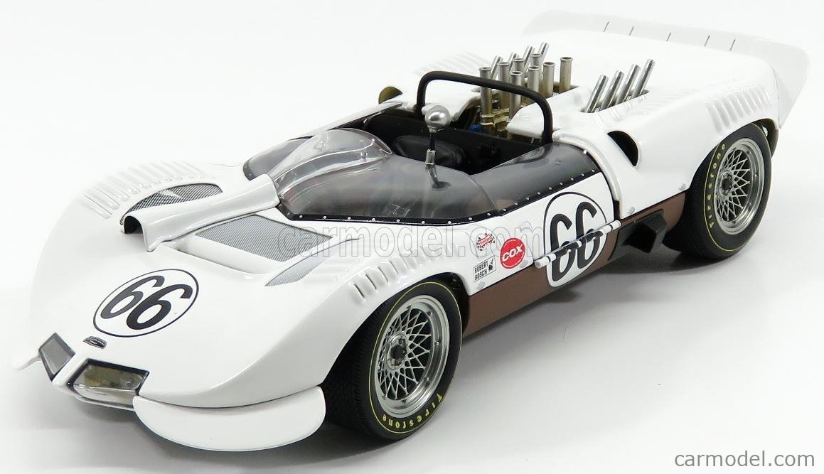 JIM  HALL  1/18  FIGURE  UNPAINTED  BY  VROOM  FOR  CHAPARRAL  AUTOART  EXOTO 