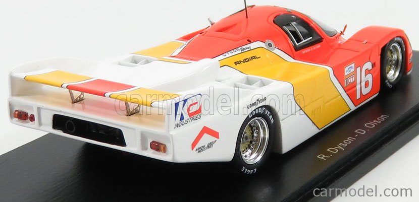 Miniature Spark Porsche 962 - Vainqueur Lime Rock 1985 - Échelle 1/43 - Résine - Limitée 400 Pcs