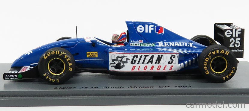 LIGIER - F1 JS39 N 25 SUD AFRICA GP 1993 MARTIN BRUNDLE