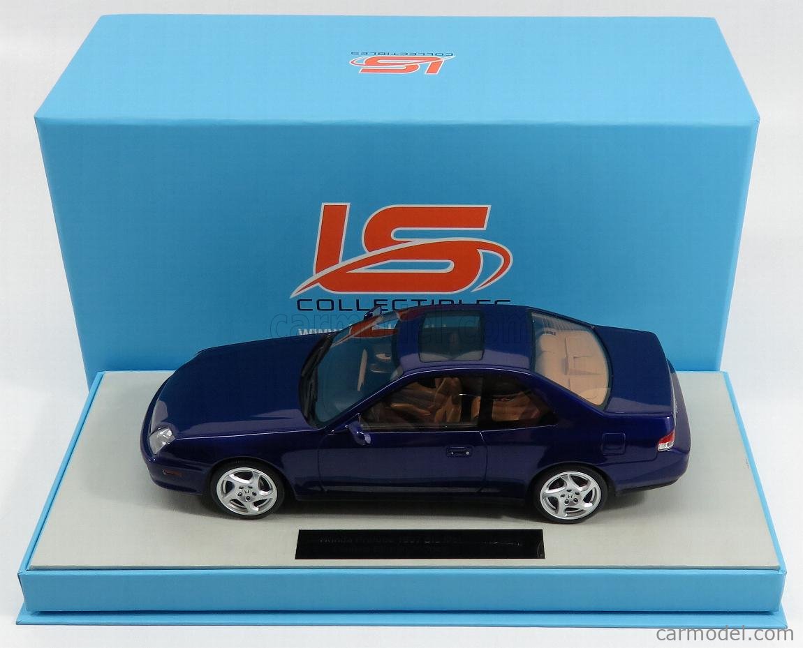 LS-COLLECTIBLES LS038C Scale 1/18  HONDA PRELUDE COUPE 1997 BLUE