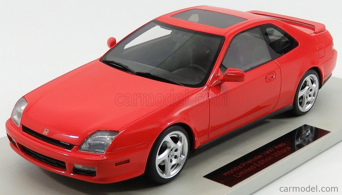 LS-COLLECTIBLES LS038A Echelle 1/18  HONDA PRELUDE COUPE 1997 RED