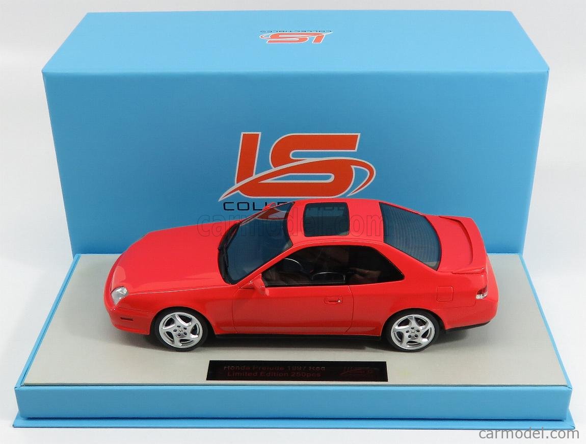 LS-COLLECTIBLES LS038A Escala 1/18  HONDA PRELUDE COUPE 1997 RED