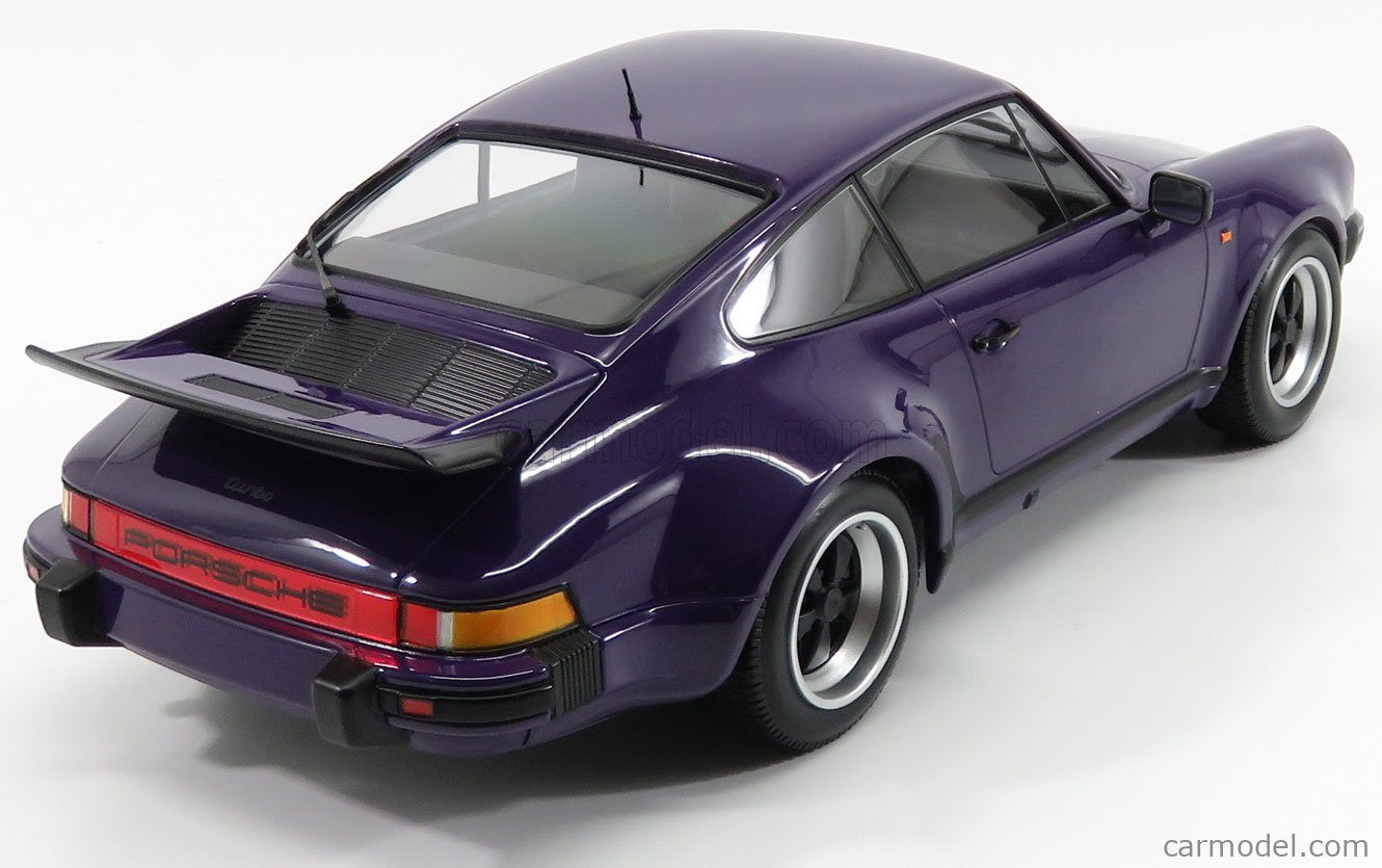 ミニチャンプス　ポルシェ　911（930）1977　ターボ　パープル　1/12 1/12 Minichamps 1977 Porsche 911 (930) Turbo (Purple) Car