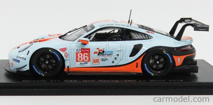 PORSCHE - 911 991-2 RSR TEAM GULF RACING N 86 24h LE MANS 2018 M.WAINWRIGHT  - B.BARKER - A.DAVISON