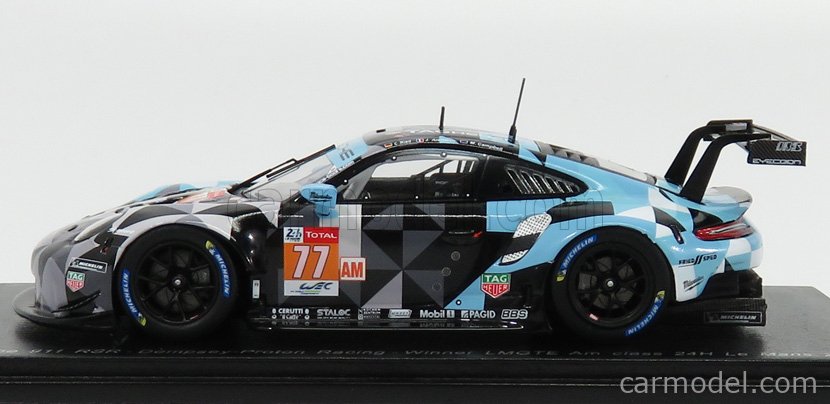 Porsche 911 RSR Type 991 N° 77 Dempsey-Proton Racing Le Mans 2019 143 Spark S7943 9580006979438