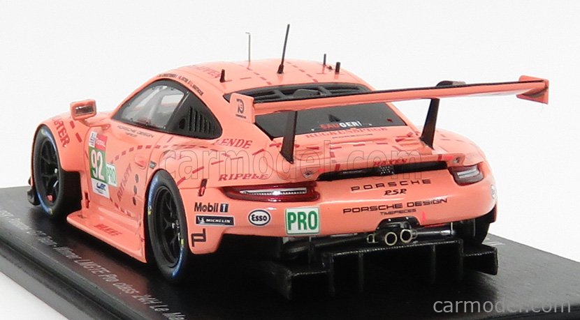 Porsche 911 991 Rsr #92 Winner Lmgte Pro 24H Le Mans 2018 SPARK 1:43 S7033 