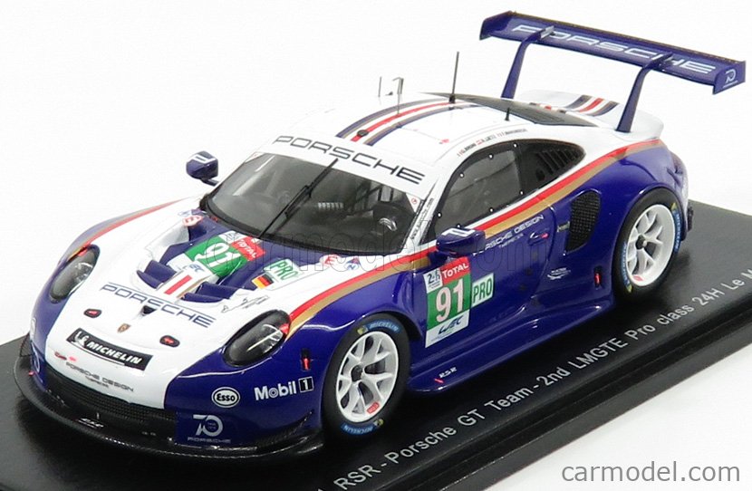 公式 新品 1 43 スパーク SPARK Porsche 911 RSR No.91 GT Team 2nd