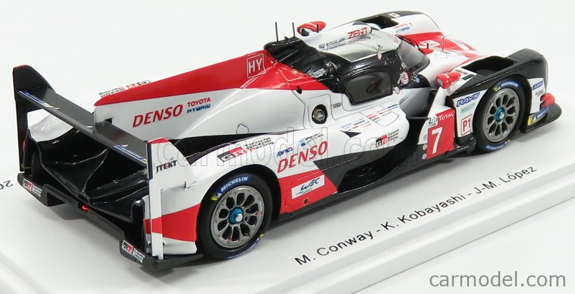 TOYOTA - TS050 HYBRID TEAM TOYOTA GAZOO RACING N 7 2nd 24h LE MANS 2018  M.CONWAY - K.KOBAYASHI - J.M.LOPEZ