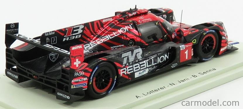 Spark S7902 Rebellion R13-Gibson #3 'Rebellion Racing' Le Mans 2019-1/43 Scale