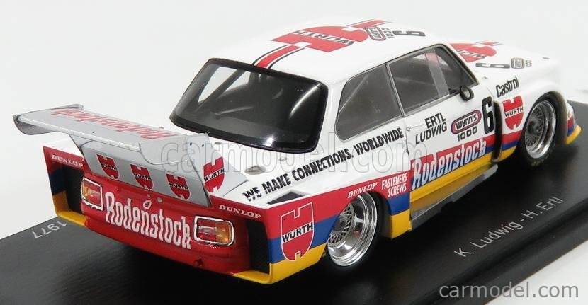 1/43 NO，6 BMW2002ターボGｒ５ポールポジションキャラミ1000ｋｍ1977 BMW 2002 Turbo Gr.5 ポールポジション1000キロ キャラミ1977