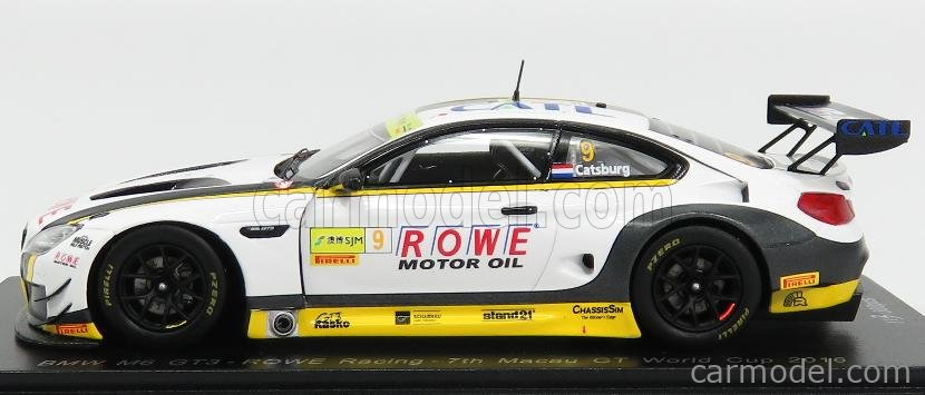 SPARK-MODEL SA149 Scale 1/43 | BMW 6-SERIES M6 GT3 TEAM ROWE RACING N 9 ...