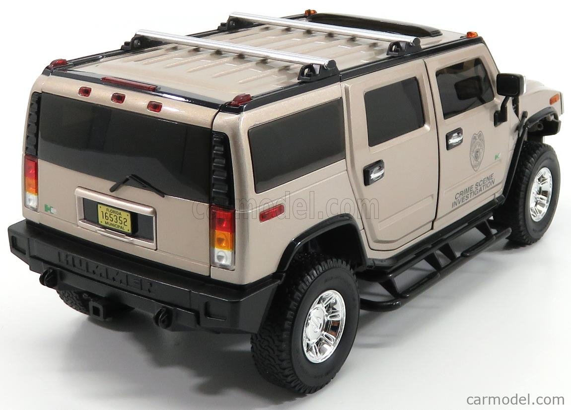 HIGHWAY61 18006 Scale 1/18 | HUMMER H2 POLICE CRIME SCENE
