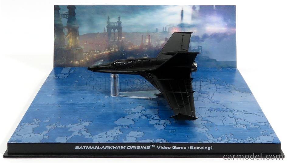 EDICOLA BATCOL078 Scale 1/43 | BATMAN BATWING - ARKHAM ORIGINS VIDEO GAME  MATT BLACK