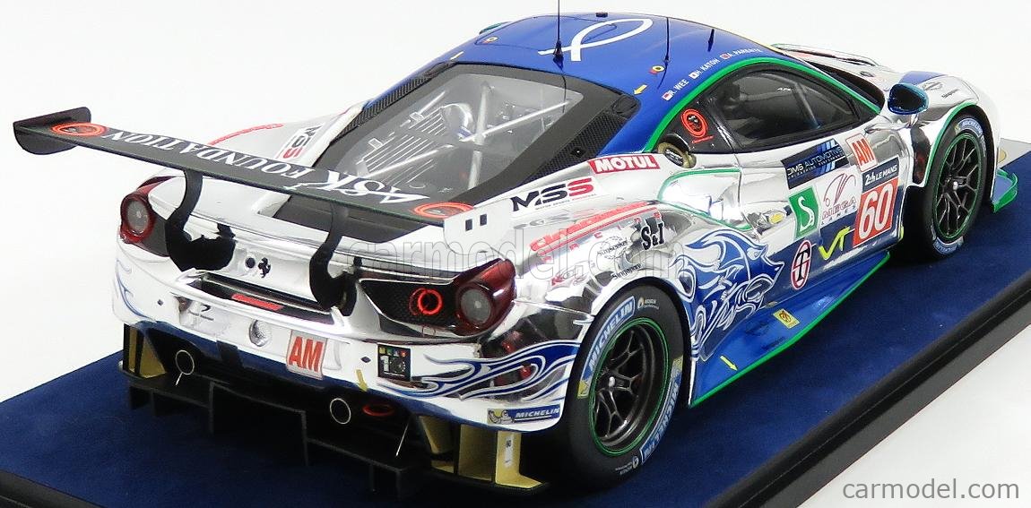 Looksmart Ferrari 1/18 #61 クリアウォーターレーシング LOOKSMART LS18LM016 Scale 1/18 | FERRARI 488 GTE 3.9L TURBO