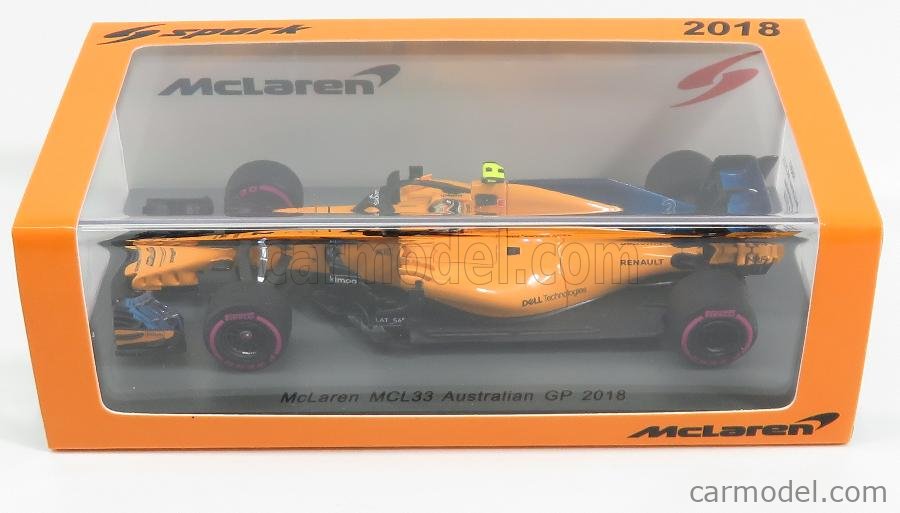 SPARK-MODEL S6063 Scale 1/43 | McLAREN F1 MCL33 TEAM MCLAREN N 2 ...