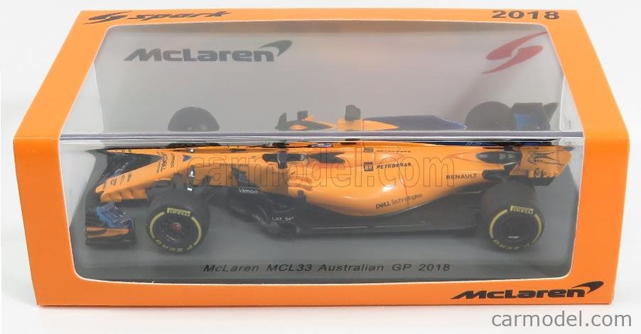 SPARK-MODEL S6062 Scale 1/43 | McLAREN F1 MCL33 TEAM MCLAREN N 14 ...