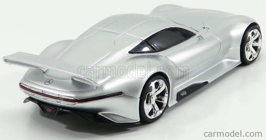 Maisto 1/18 Mercedes-Benz Vision SLR Roadster Cabriolet Argenté - Modèle Réduit Collection
