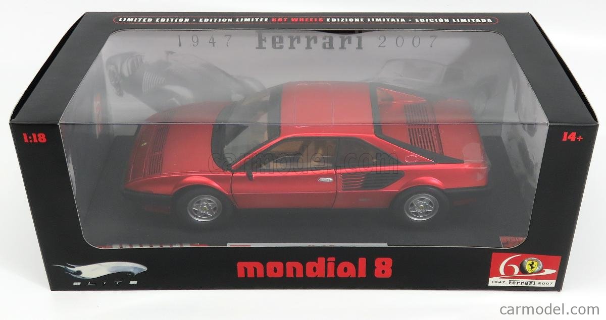 1/18 フェラーリ mondial8 金属製ミニカー hotwheel-