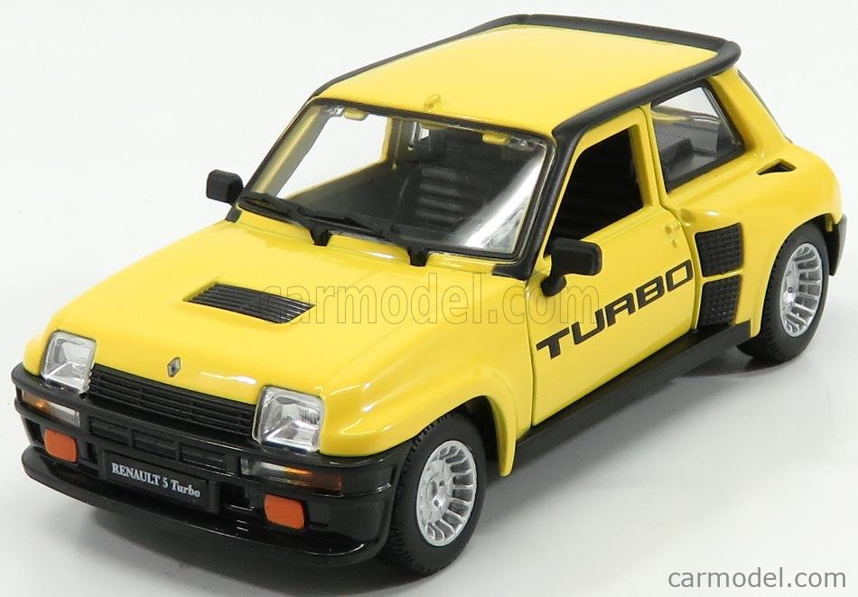 Burago Bu210y Scale 1 24 Renault R5 Turbo 19 Yellow Black