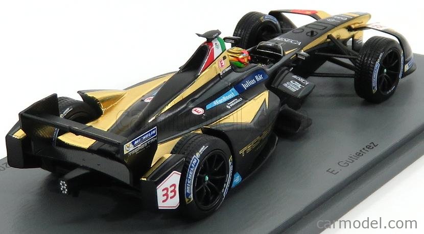 Miniature Spark 1/43 - Techeetah FE Team N°33 - Ma Qing Hua - Hong Kong 2016 - Neuve