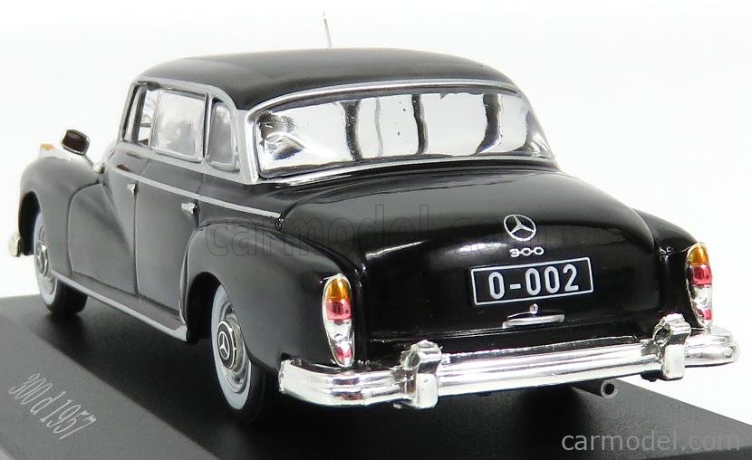 Mercedes-Benz 300 D W189 Black Adenauer Germany Car 1957 Year 1/43 Scale Model 