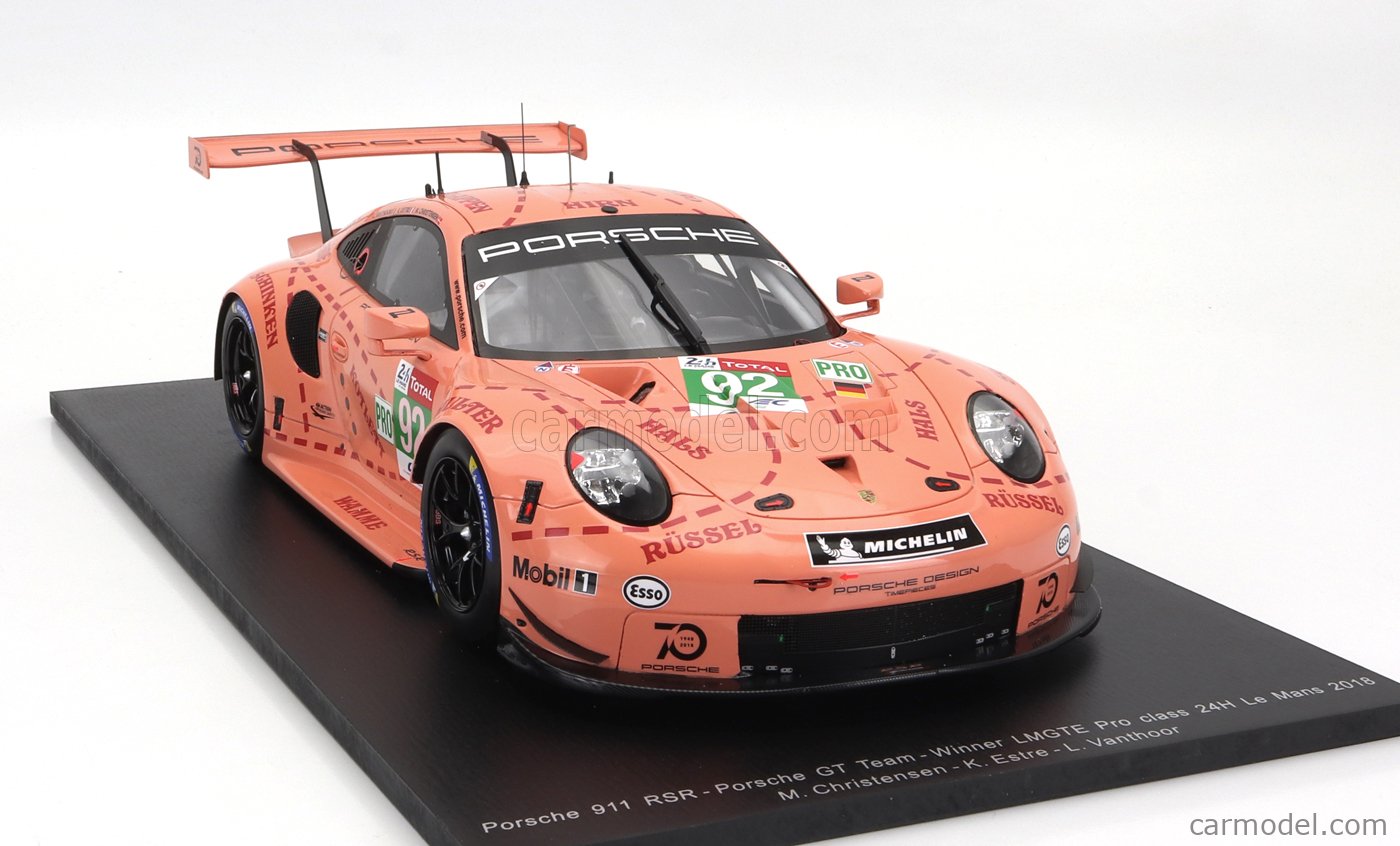 SPARK-MODEL 18S393 Scale 1/18 | PORSCHE 911 991 RSR TEAM