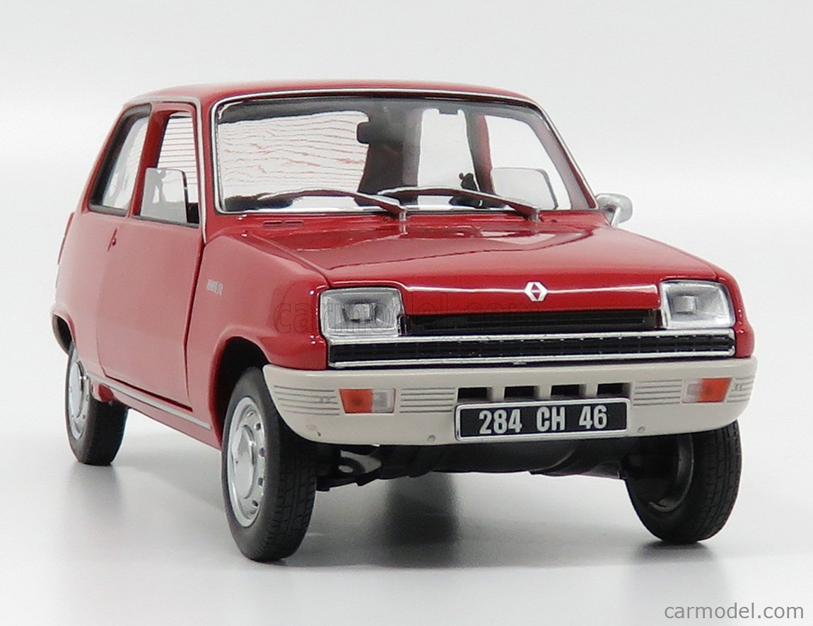 Diecast model cars Renault 5 1/18 Norev red 1972 