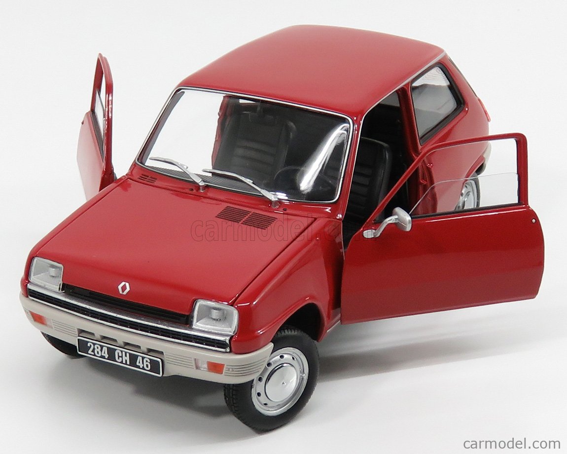RENAULT 5 TL Jaune Toit Ouvrant Fermé de 1974 Voiture de Collection R5 1/43 Série Limitée 1000