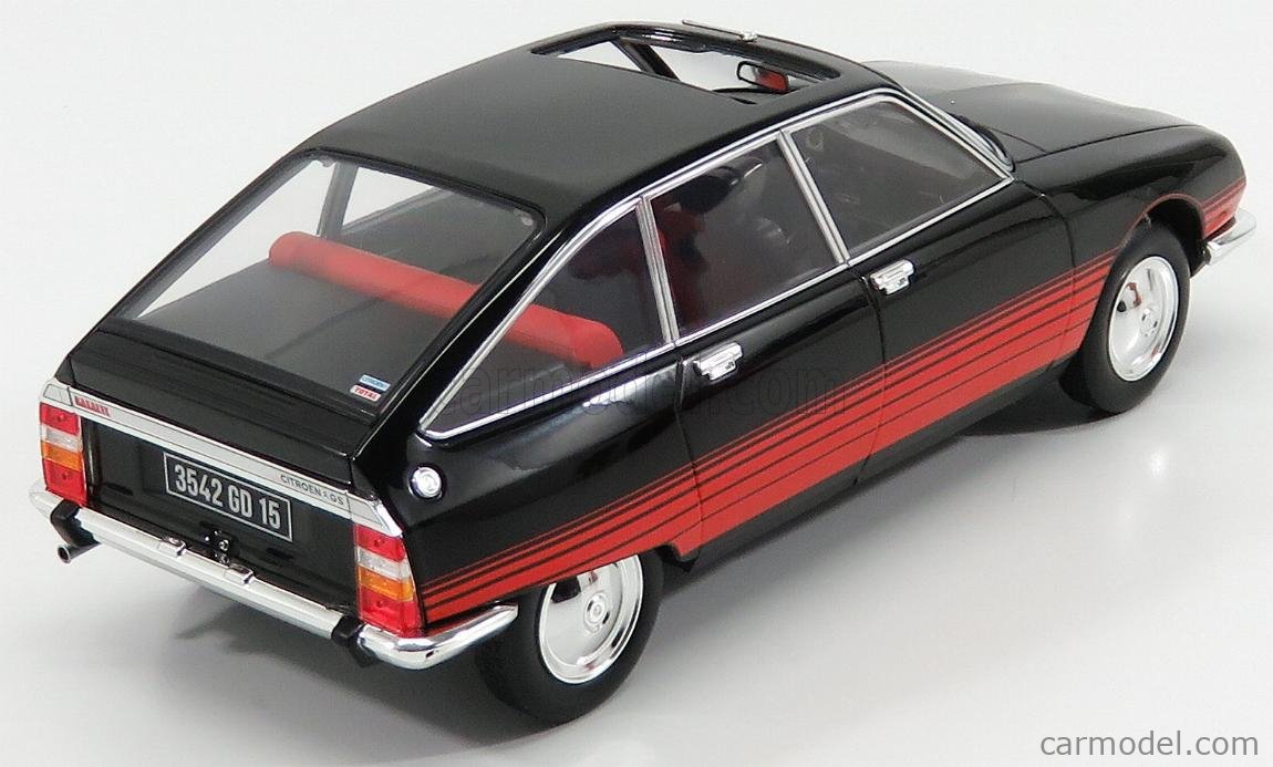 NOREV 181626 Scale 1/18 | CITROEN GS BASALTE 1978 BLACK RED