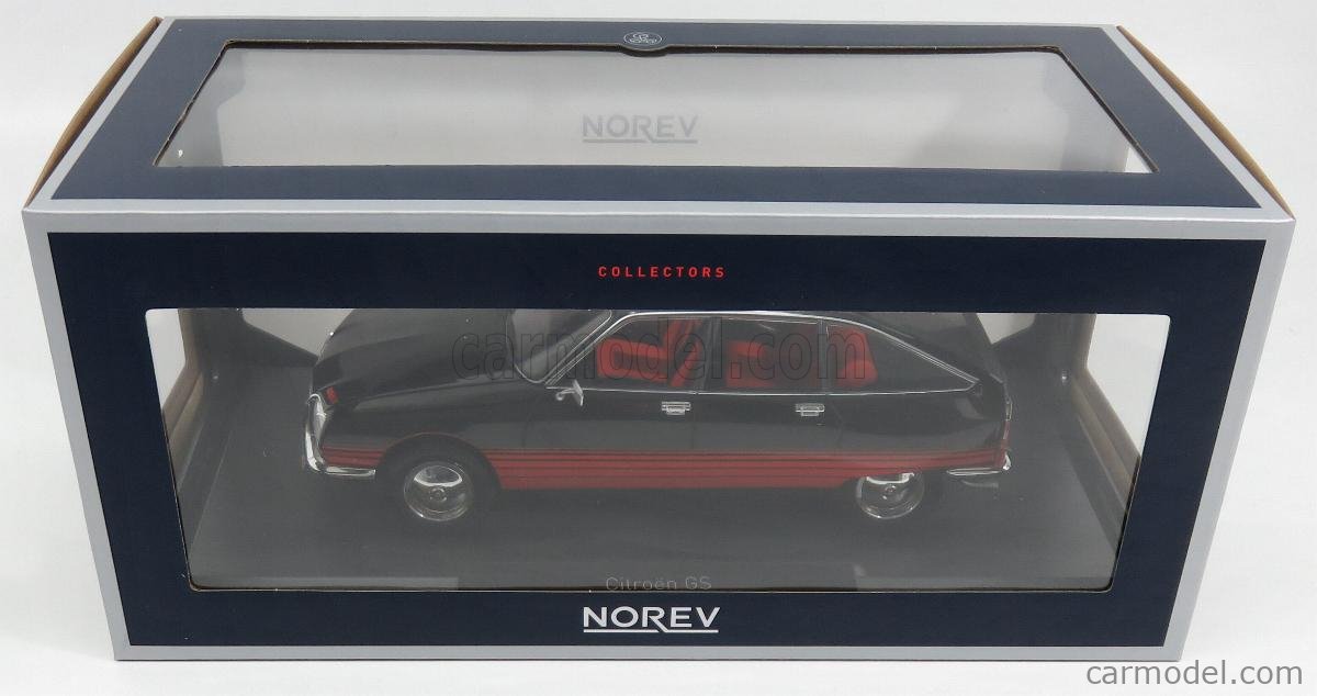 NOREV 181626 Scale 1/18 | CITROEN GS BASALTE 1978 BLACK RED