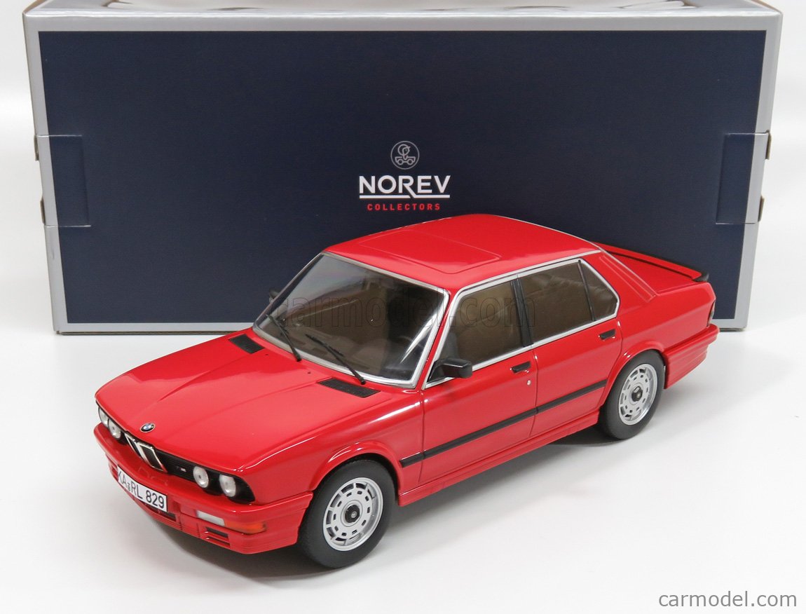 最高の品質 NOREV 183262 RED 1986 (E28) M535i 5-SERIES BMW | 1/18 Scale ミニカー