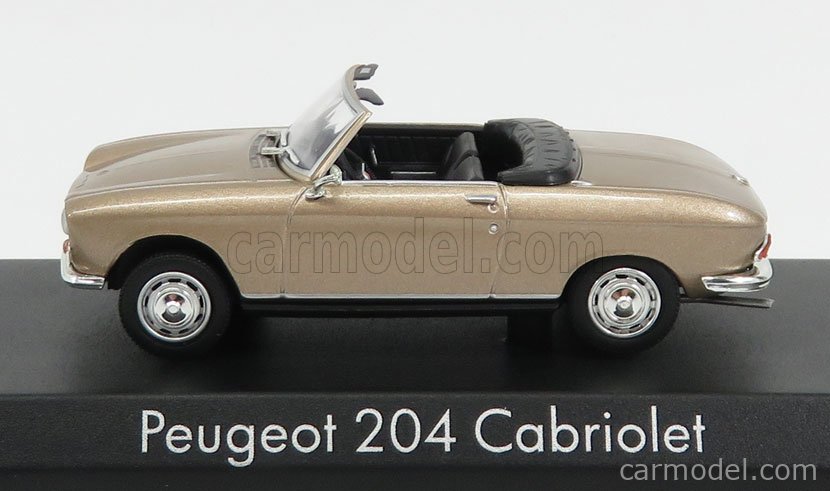 Peugeot 204 Cabriolet 1967 Beige metallic 1/43 NOREV 472443 