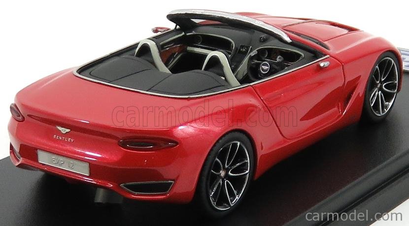 Miniature Bentley EXP 12 Speed 6E Concept 2017 - Looksmart 1/43 Monaco Yellow