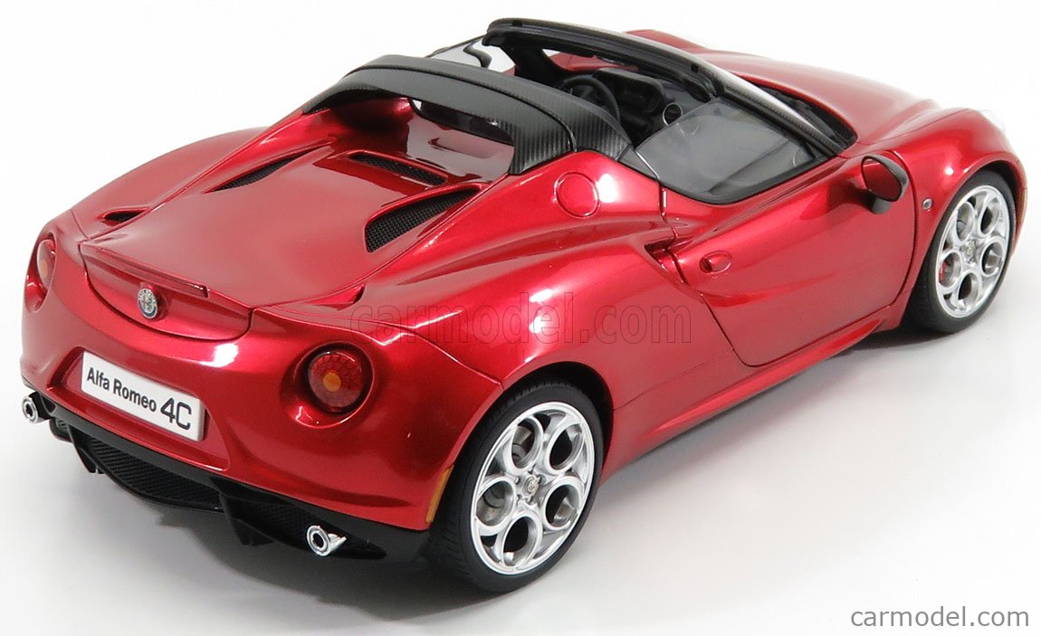ALFA ROMEO 4c Spider Competition Red 1/18 Model Car by AUTOart 70142 for sale online 