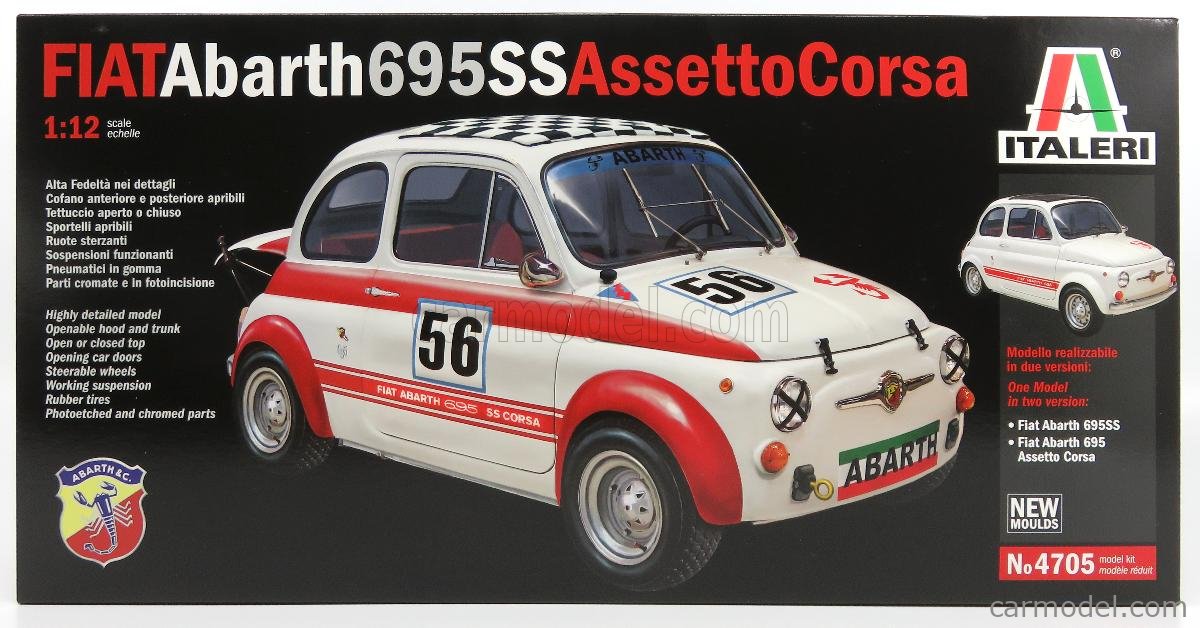 オンライン格安 イタレリ 1/12 FIAT Abarth 695SS Assetto Corsa