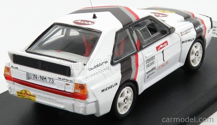 Miniature Spark Trofeu – Audi Sport Quattro – Rallye Metz 1984 – Rohrl/Geistdorfer – 1/43