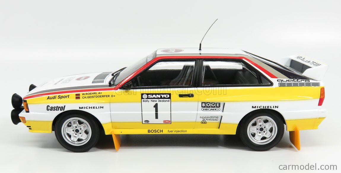 1:18 Minichamps Audi Quattro A2 #1 Rally New Zealand 1984