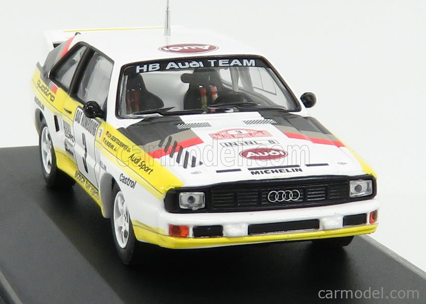 AUDI Sport Quattro Rallye Monte Carlo 1985 #3 Röhrl IXO CMR HB Decals 1:43 