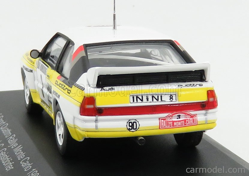 AUDI Sport Quattro Rallye Monte Carlo 1985 #3 Röhrl IXO CMR HB Decals 1:43 