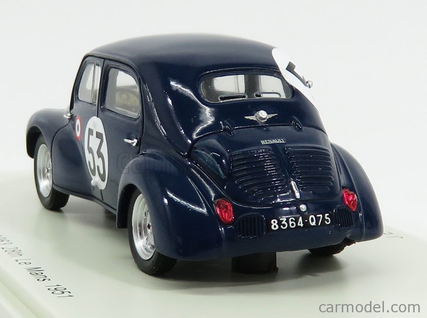 1:43 Spark Renault 4Cv 1063 S4 #53 24H Le Mans 1952 Y