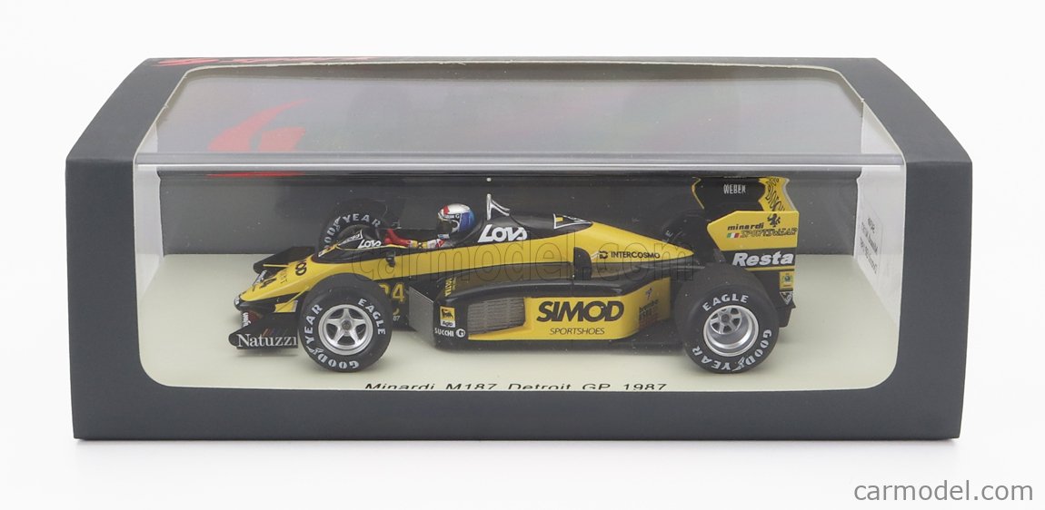 SPARK-MODEL S4306 Scale 1/43 | MINARDI F1 M187 N 24 DETROIT