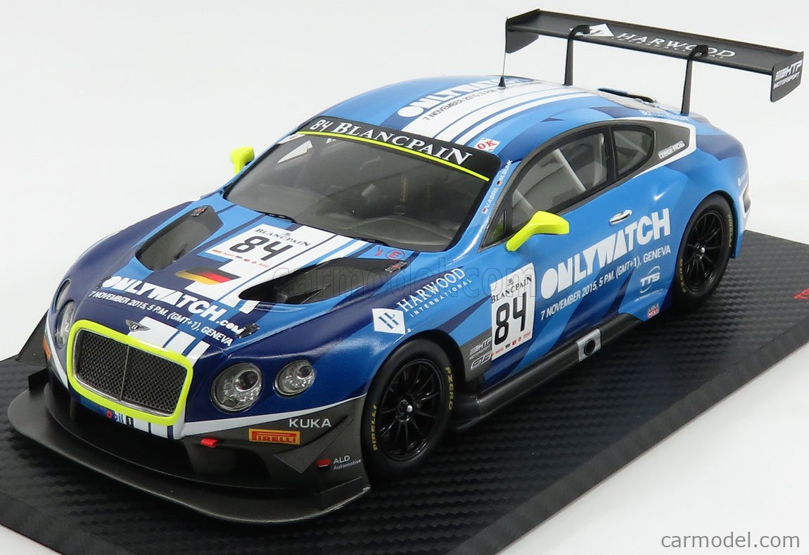 TRUESCALE TSM181013R Scale 1 18 BENTLEY CONTINENTAL GT3 TEAM